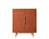 Большой комод с четырьмя дверками "Line" R19/red