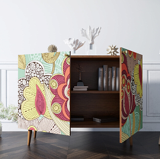 Комод "Berber" две дверки 6 принт арт BB04/Print_06