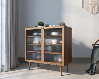 Буфет "Berber" с дверками малый принт 31 арт BB37/Print_31