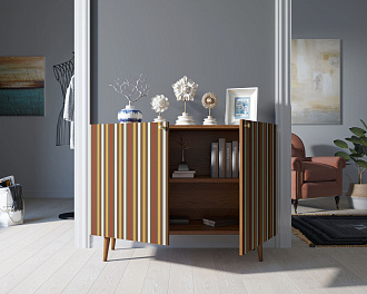 Комод "Berber" две дверки 20 принт арт BB04/Print_20