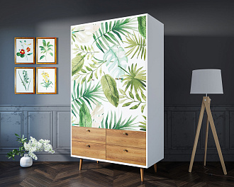 Шкаф трехстворчатый "Berber" принт 4 арт BB02/Print_04