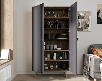 Шкаф двухдверный "Emerson" арт EM091/7024/L