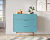 Комод с тремя ящиками "Line" LN12/GR1/blue
