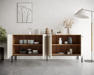 Комод с четырьмя дверками "Nicole" арт NEM01