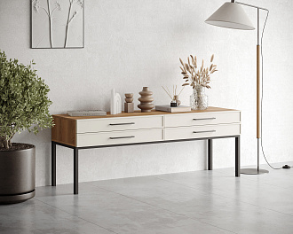 Консоль с двумя ящиками "Nicole" арт NEM23