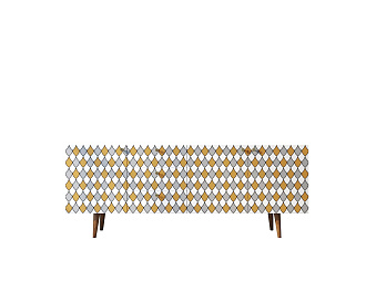 Комод "Berber" удлиненный принт 22 арт BB11/Print_22