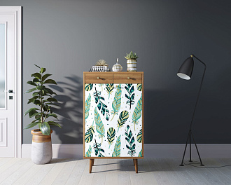 Комод "Berber" два ящика и дверки 44 принт арт BB46/Print_44