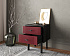 Тумбочка с двумя ящиками "Emerson" арт EM16/red/L