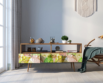 Консоль "Berber" с тремя ящиками принт 29 арт BB23/Print_29