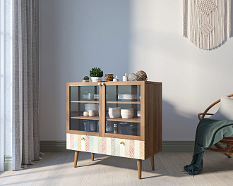 Буфет низкий "Berber" принт 45 арт BB47/Print_45