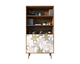 Стеллаж с дверками "Berber" принт 27 арт BB26/Print_27