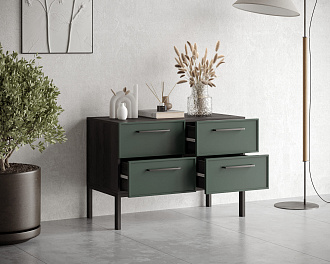 Комод с четырьмя ящиками "Nicole" арт NEM05G