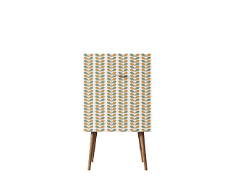 Комод на высоких ножках "Berber" принт 23 арт BB09/Print_23