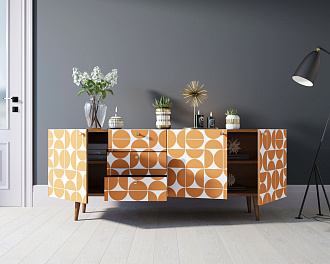 Комод "Berber" удлиненный принт 14 арт BB11/Print_14