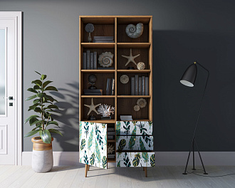 Стеллаж на комоде "Berber" принт 44 арт BB44/Print_44