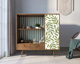 Стеллаж с нишей "Berber" принт 28 арт BB28/Print_28