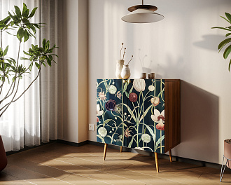 Комод "Berber" две дверки малый 35 принт арт BB38/Print_35