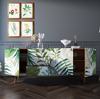 Комод "Berber" удлиненный принт 4 арт BB11/Print_04