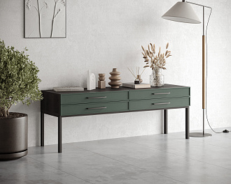 Консоль с четыремя ящиками "Nicole" арт NEM23G