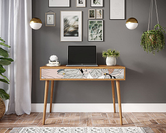 Стол рабочий "Berber" малый принт 50 арт BB32/Print_50