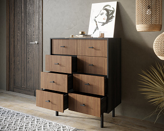 Комод на восемь ящиков "Emerson" арт EM20