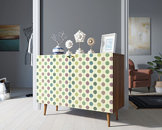 Комод "Berber" две дверки 24 принт арт BB04/Print_24