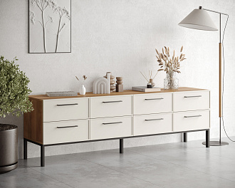 Комод с восемью ящиками "Nicole" арт NEM03