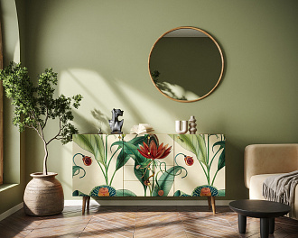 Комод "Berber" с ящиками 7 принт арт BB14/Print_07