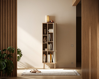 Шкаф-стеллаж с дверками "Alice" арт ALC12