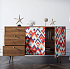 Комод "Berber" с двумя дверками и ящиками 2 принт арт BB05/Print_02