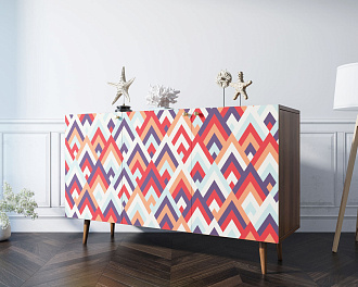 Комод "Berber" три дверки 2 принт арт BB01/Print_02