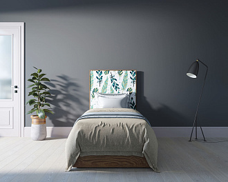 Кровать "Berber" 90 на 200 принт 44 арт BB43/Print_44