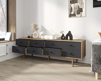 Комод с восемью ящиками "Emerson" арт EM03/7024/L