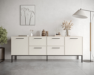 Комод две дверки и четыре ящика "Nicole" арт NEM19