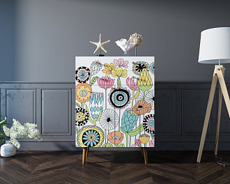 Комод "Berber" большой  арт BB12/Print_03