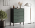 Комод вертикальный с четырьмя ящиками "Nicole" арт NEM18G