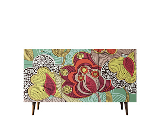 Комод "Berber" с двумя дверками и ящиками принт 6 арт BB17/Print_06