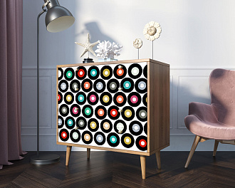 Комод "Berber" пять ящиков 37 принт арт BB36/Print_37