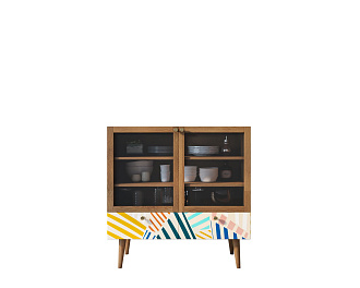 Буфет низкий "Berber" принт 42 арт BB47/Print_42