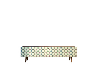 Комод "Berber" с ящиками низкий под TV принт 24 арт BB19/Print_24