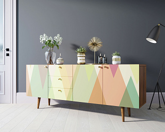 Комод "Berber" удлиненный принт 16 арт BB11/Print_16