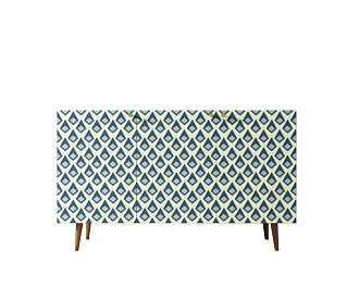 Комод "Berber" три дверки 13 принт арт BB01/Print_13