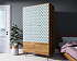 Шкаф трехстворчатый "Berber" принт 13 арт BB02/Print_13