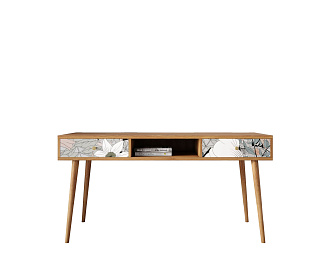 Стол рабочий "Berber" принт 50 арт BB18/Print_50