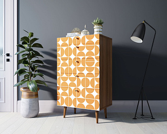 Комод высокий "Berber" принт 14 арт BB10/Print_14