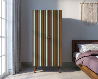 Шкаф малый двухстворчатый "Berber" принт 20 арт BB08/Print_20