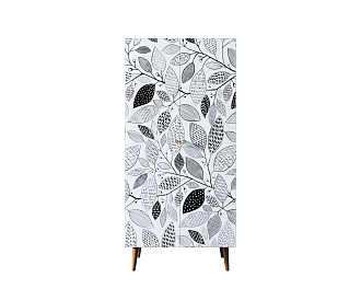 Шкаф малый двухстворчатый "Berber" принт 9 арт BB08/Print_09