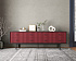 Комод с восемью ящиками "Emerson" арт EM03/red/L