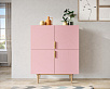 Большой комод с четырьмя дверками "Line" LN03/GR1/pink