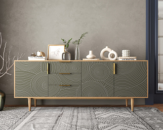 Комод "Line" удлиненный R25/browngrey